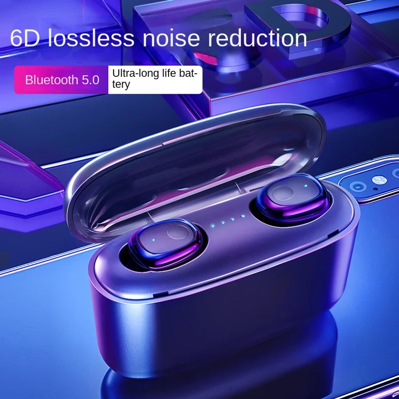 

G5S TWS Bluetooth V5.0 Headset Sports Wireless Earphones 6D Stereo Earbuds Mini in Ear Dual Microphone With Charging box 3500mAh