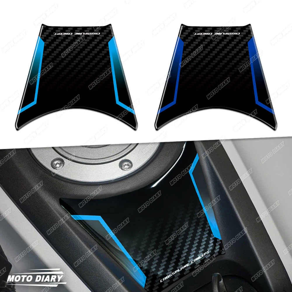 Фото 3D защита ключа мотоцикла, наклейки на замок зажигания, наклейки для Yamaha MT-07 MT07 MT 07 T 07, Ice Storm 2025 №1