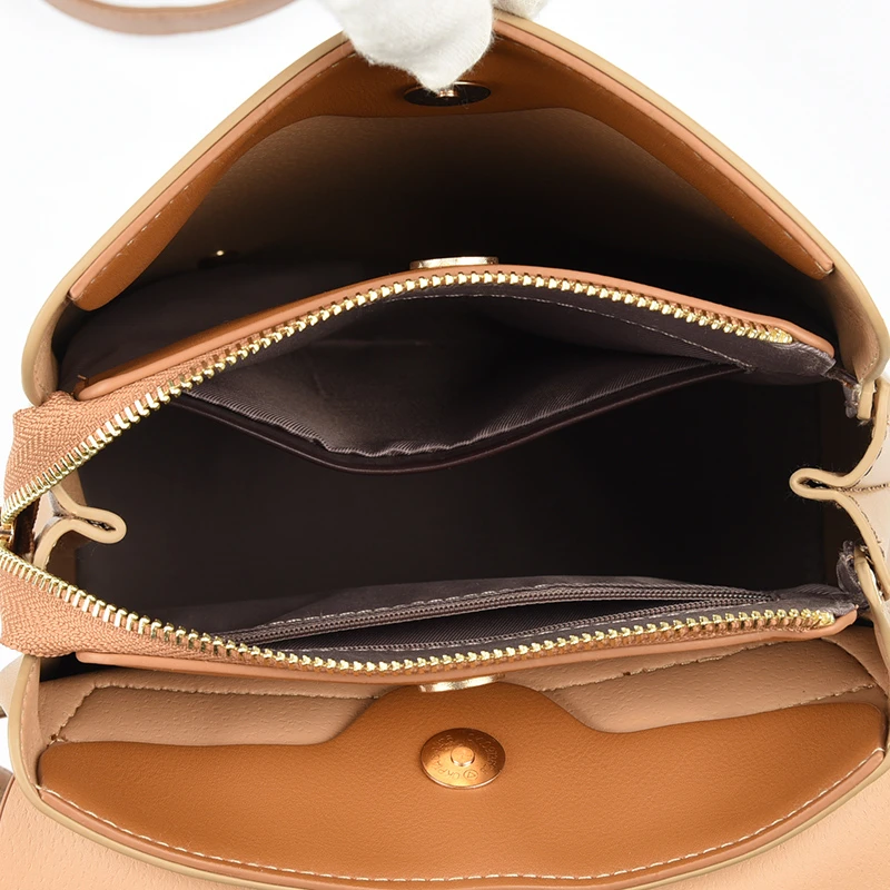 Школьный ранец из искусственной кожи для девочек вместительный дизайнерский