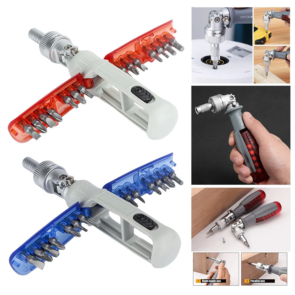 

15 In 1 Multifunction Ratchet Screwdriver For Home Outdoor Travel Work Hand Repair Tool DIY Precision 195x35mm