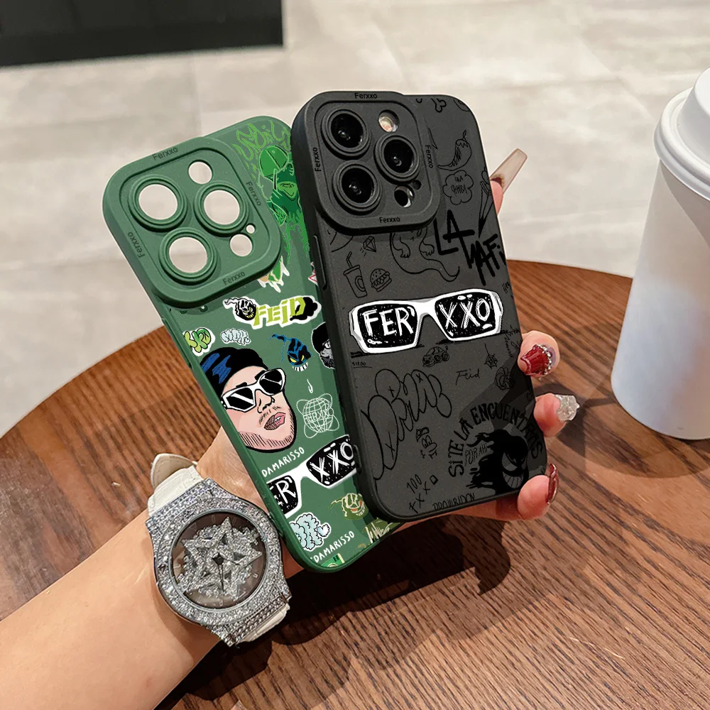 Чехол для телефона Feid Nitro Jam Ferxxo защитный чехол iPhone 16 15 14 13 12 11 X XR Xs Plus Pro Max Mini