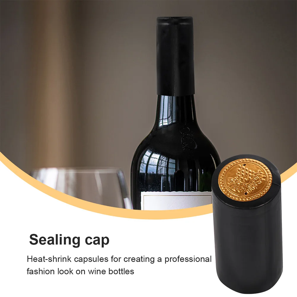 50 шт. красные термоусадочные пленки для бутылок крышки уплотнительные тепловые