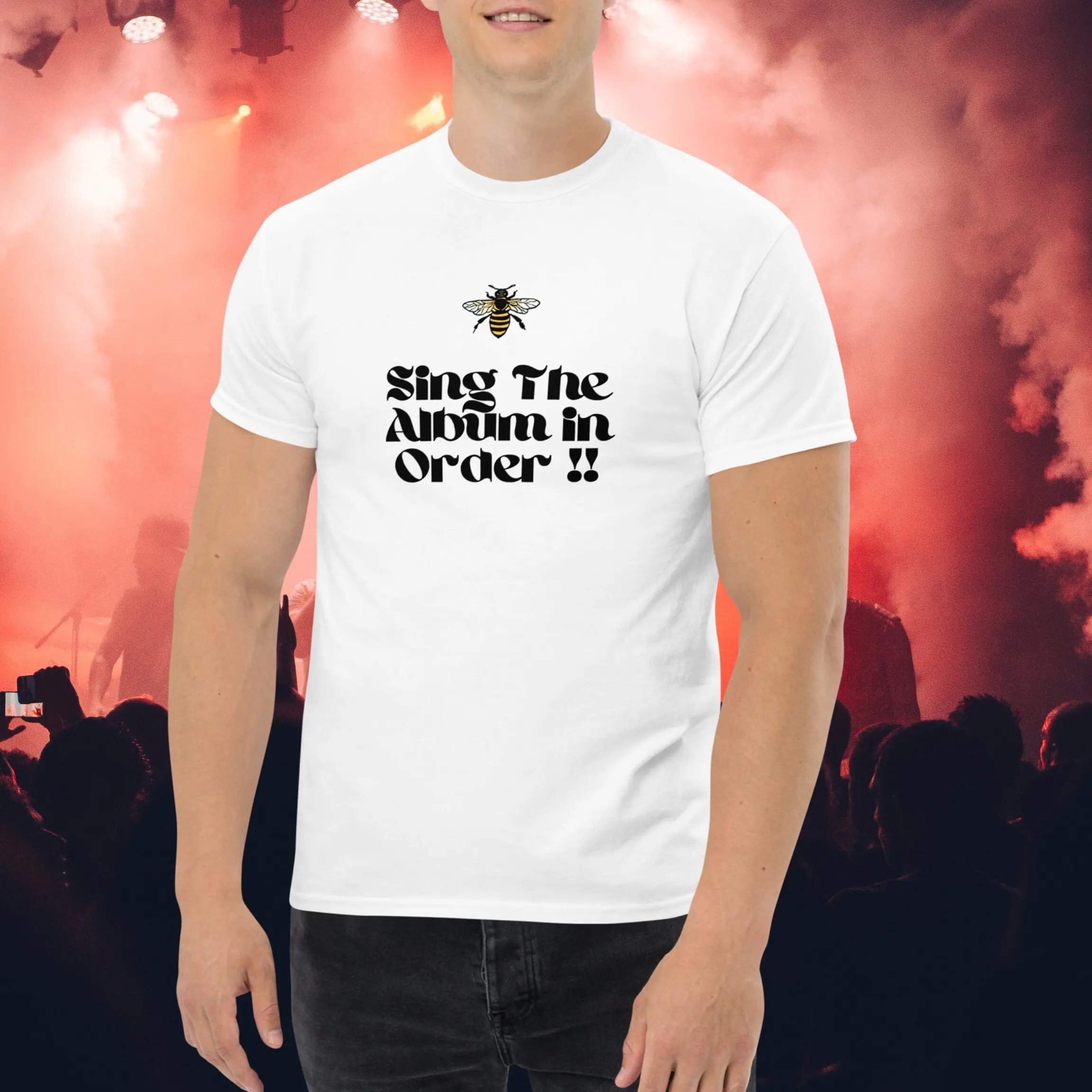 Забавная Классическая футболка поет альбом в заказе концертная World Tour Bee Beehive