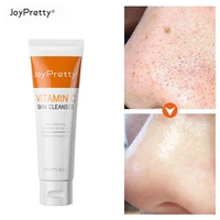 joypretty vitamin c whitening acne face cleanser shrink pores deep cleasing remove blackhead oil control moisturizing skin care