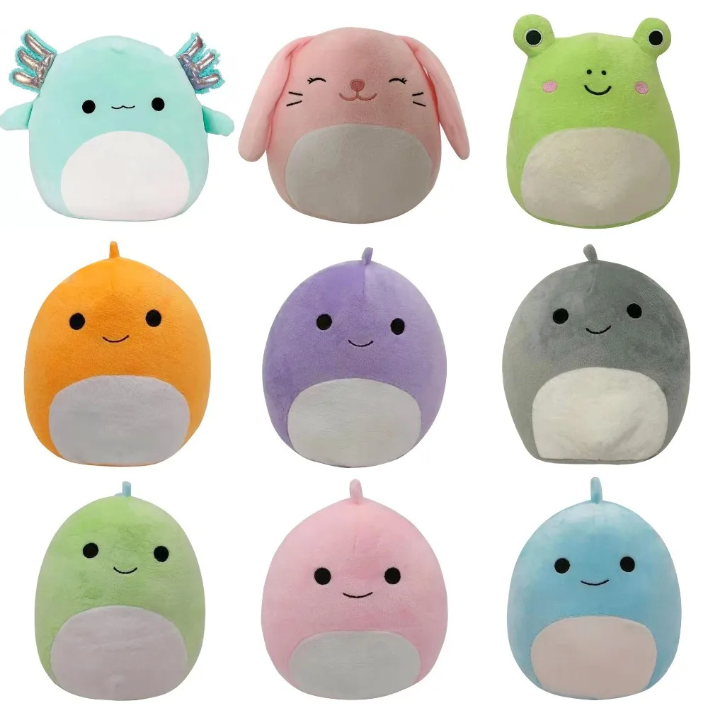 

Stuffed Animals Series Frog Dinosaur Pillow Peluche Cute Anime Figure Cat Plush Toys Dolls For Girls Kids Toys Birthday Gift