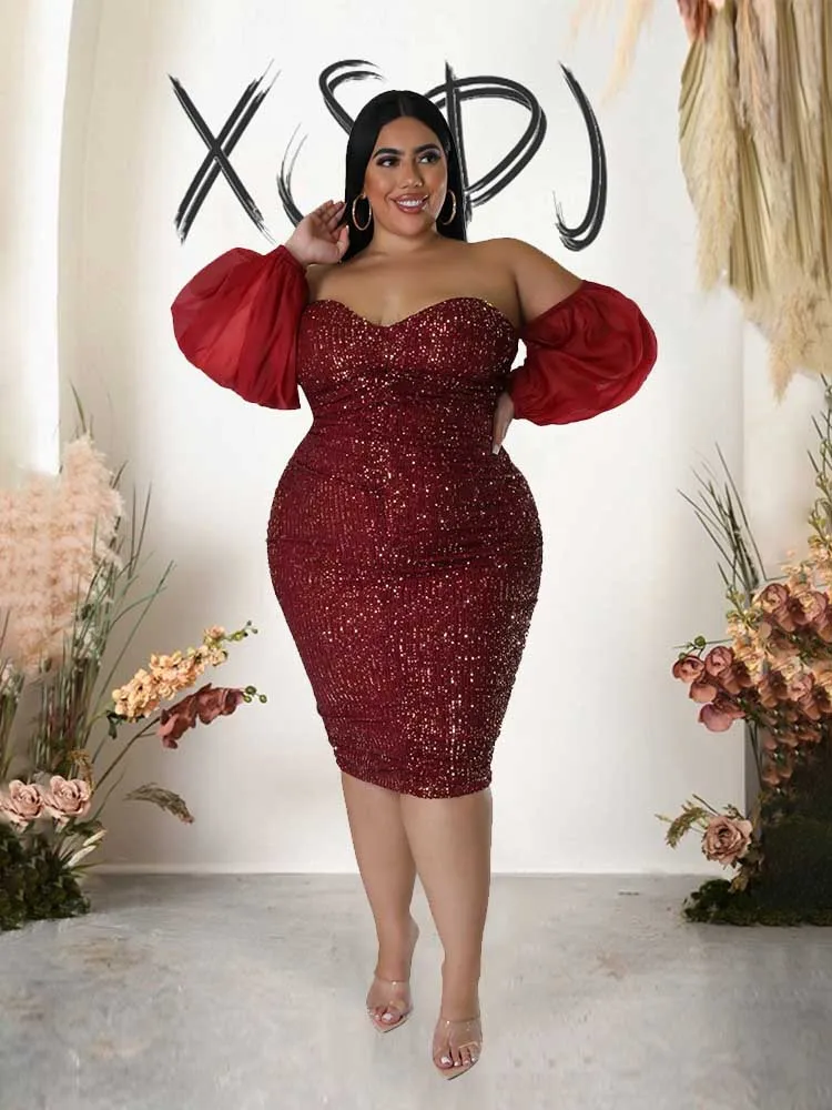 Женское короткое вечернее платье с пайетками сексуальное милое