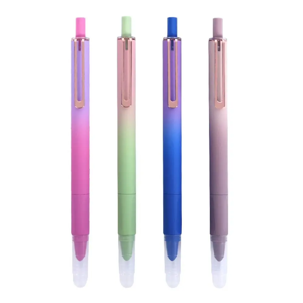 

1PC Retractable Press Fountain Pen Fine Nib 0.38mm Gel Pen Refillable Extra Fine Nib Fountain Pen For Writing Painting Supplies
