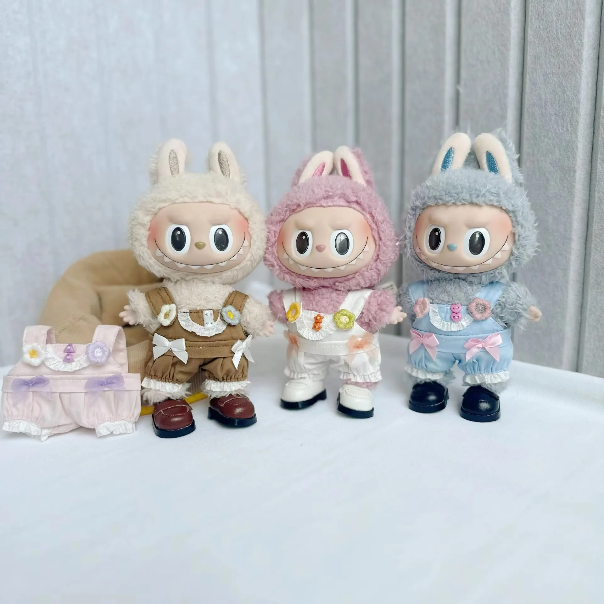 17 см Labubu Idol куклы одежда милая модная аксессуары Корея Kpop экзо толстовка плюшевая