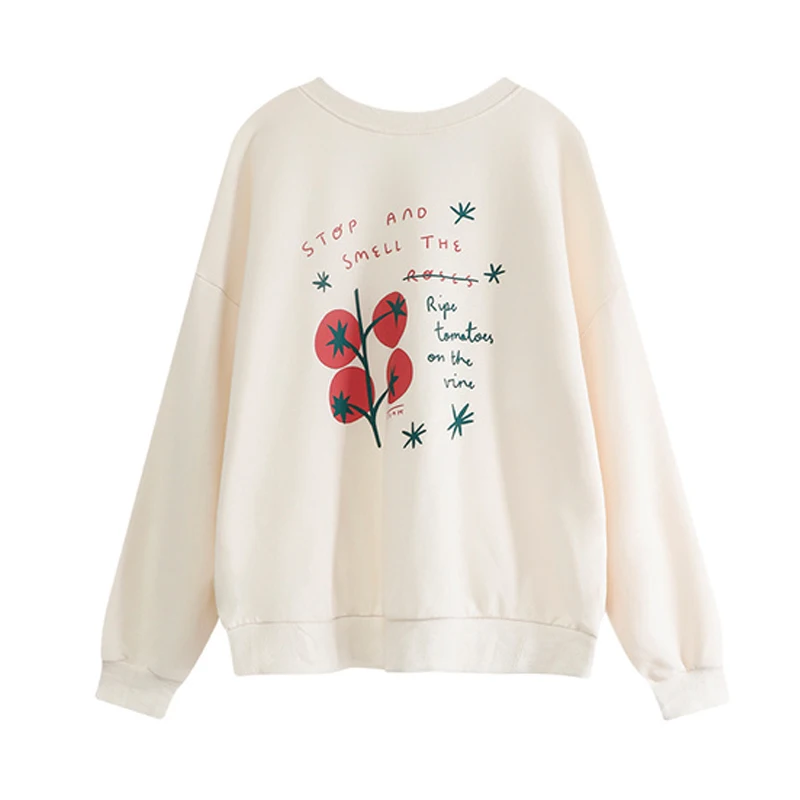 

New Women's Casual Spring Autumn O-neck Cardigan Coat One Size Floral Printing