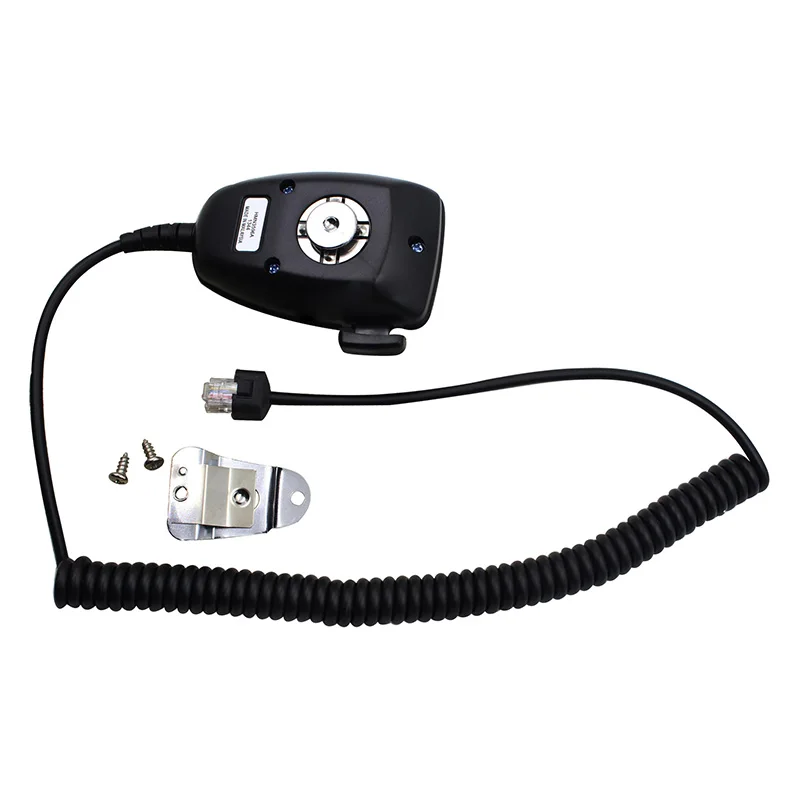 

Speaker Microphone Mic With Screw Black Replacement Heavy duty Practical