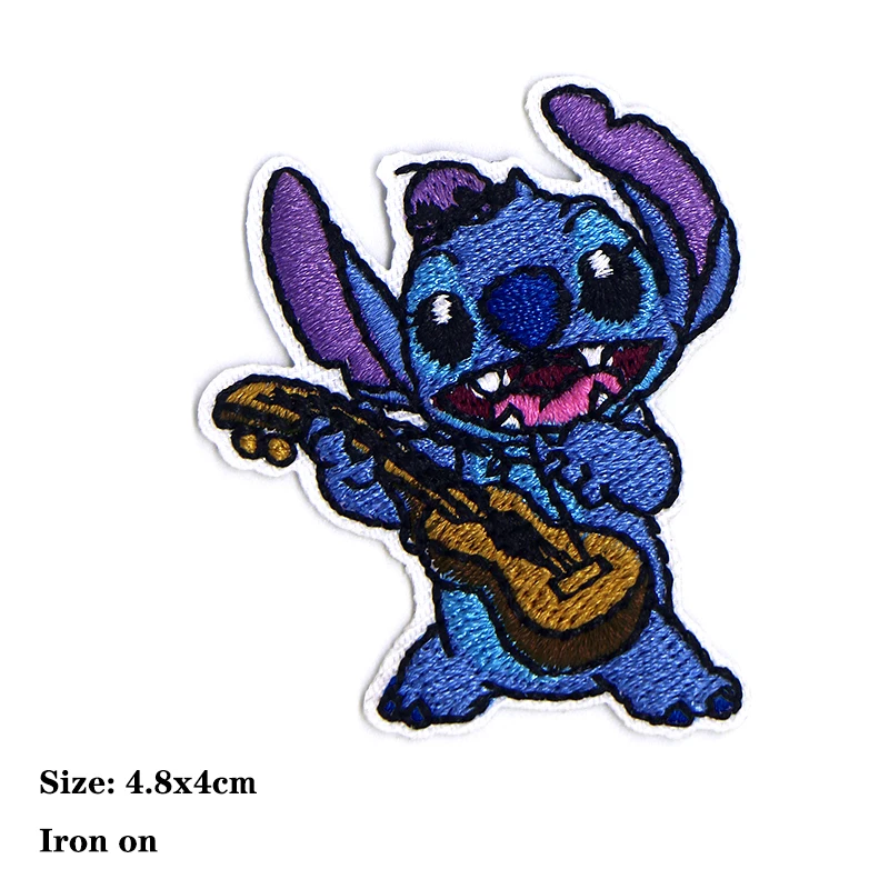 Вышитые аппликации-нашивки Potdemiel Stitch Guitar Icon для одежды, термоклеевые наклейки для самостоятельного изготовления (art.: 3920db974556b) - 3920db974556b