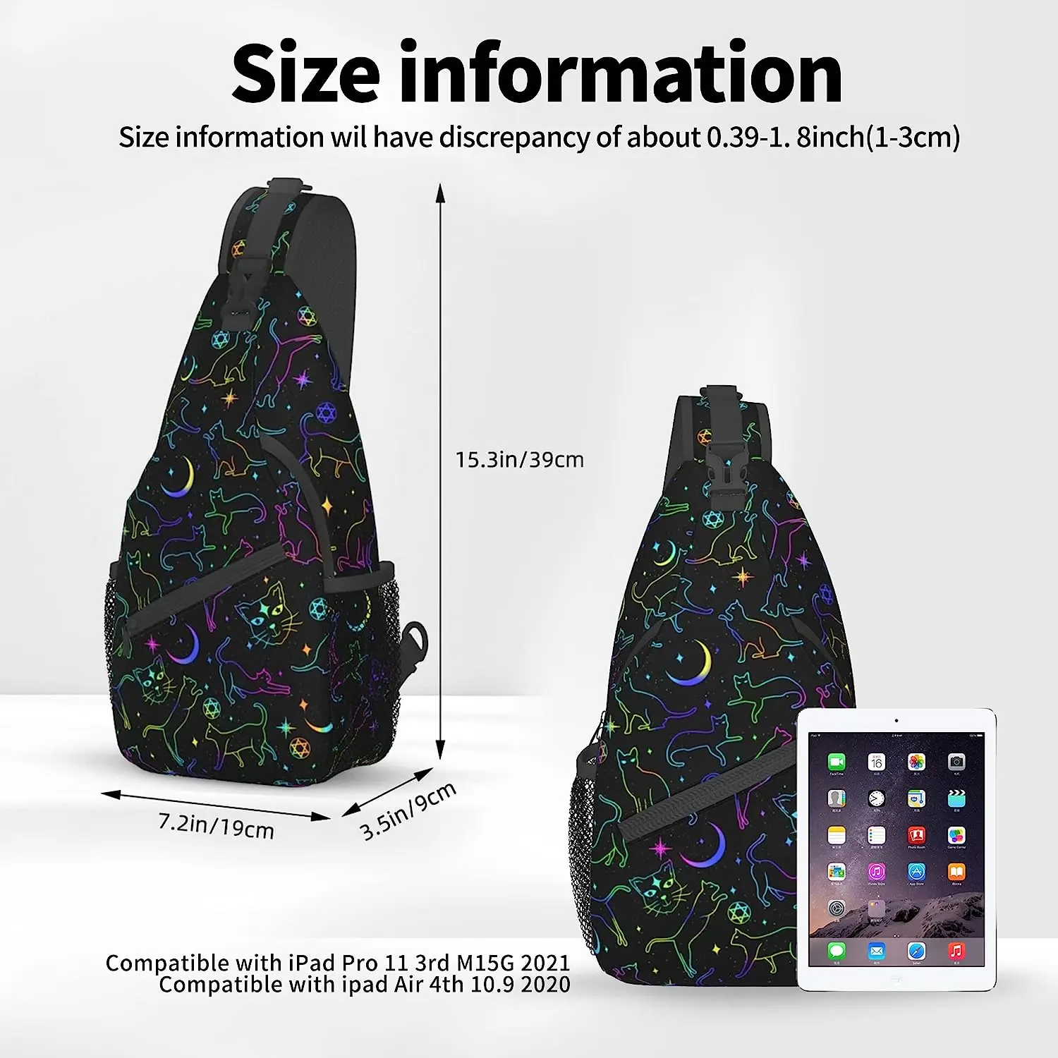 Рисунок 6 - Яркий рюкзак-слинг с кошкой