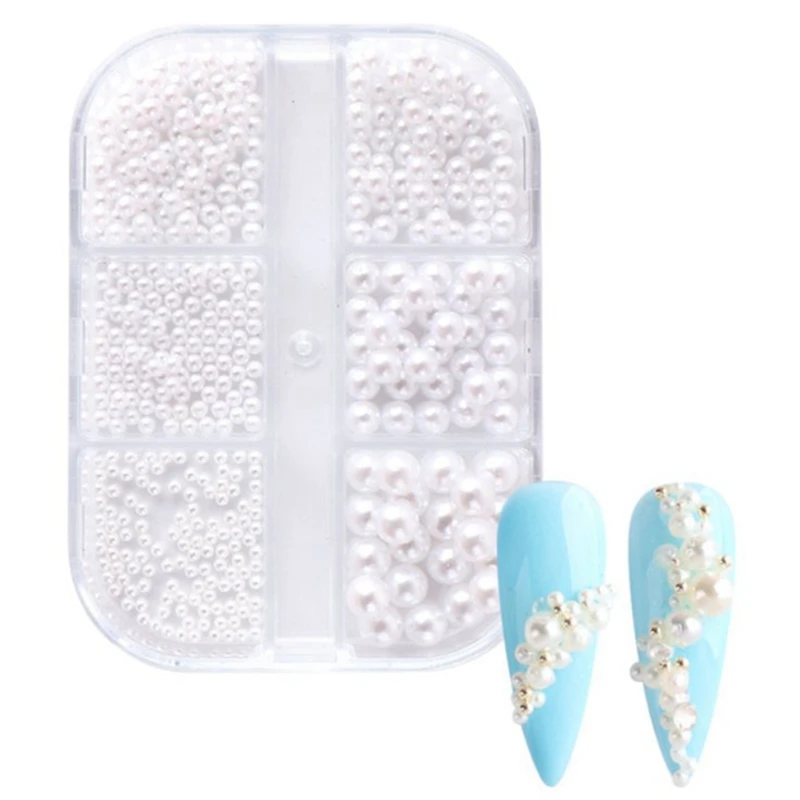 

3 коробки, жемчужные украшения для ногтей, подвески, белые круглые части для ногтей, золотые стальные шарики, украшения для ногтей, аксессуар...