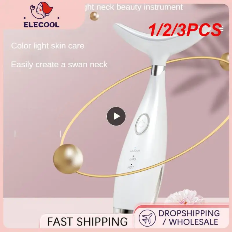 

1/2/3PCS Neck Facial Lifting Device LED Photon Therapy EMS Neck Face Skin Tighten Reduce Double Chin Anti Wrinkle HX-05