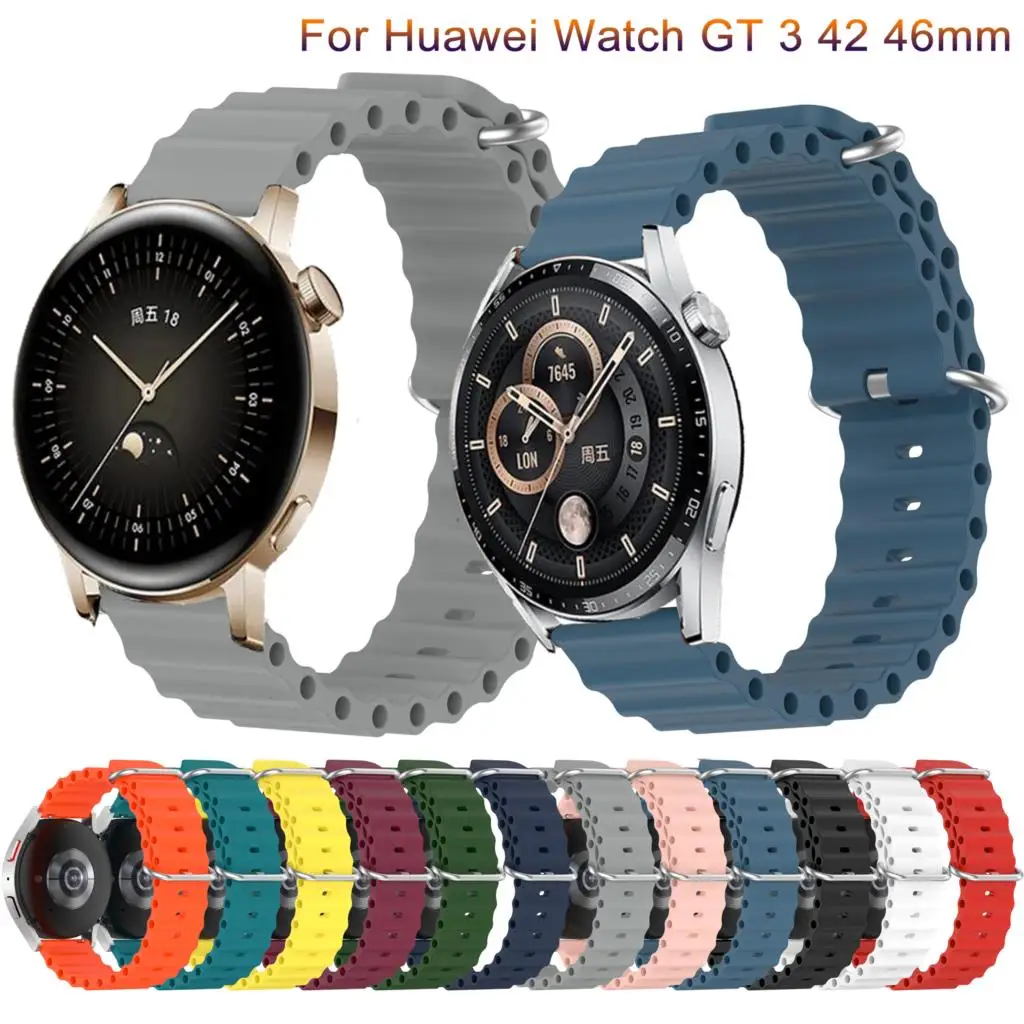 

WatchBand For Huawei Watch GT3 GT 3 42mm 46mm Wrist Strap For Huawei Watch GT 3 Pro GT2 GT3 Pro Runner Bracelet Silicone Correa