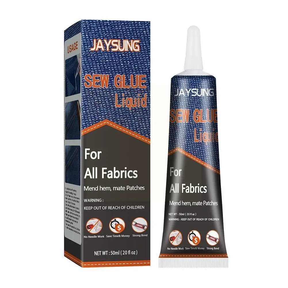 

Traceless Fabric Sewing Glue For Clothes Waterproof Instant Fast Drying Liquid Glue Leather Repair Stitch Sewing Accessory S3R3
