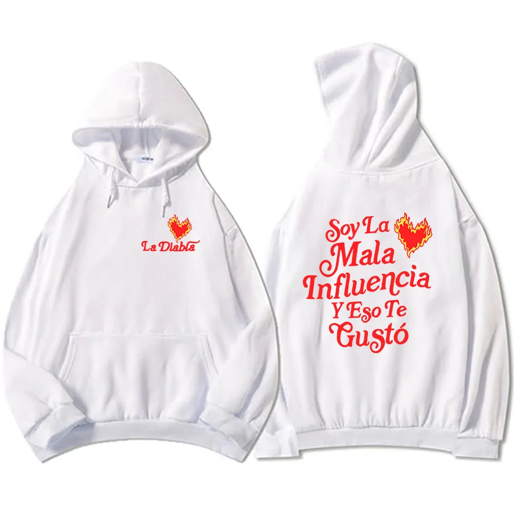 Мужские толстовки с капюшоном La диабла длинным рукавом и графическим принтом