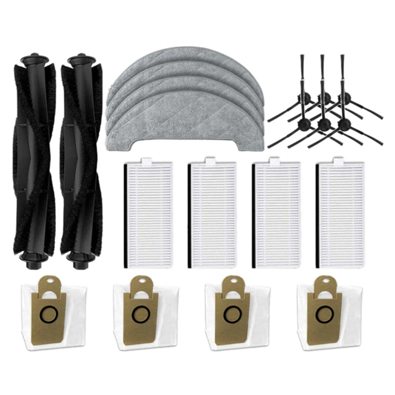 

For Imou L11 Pro, Honiture Q6 Pro, Laresar L6 Pro, Airrobo T10+, Arnagar S8 Pro Vacuum Main Side Brush Filter Mop Bag Parts