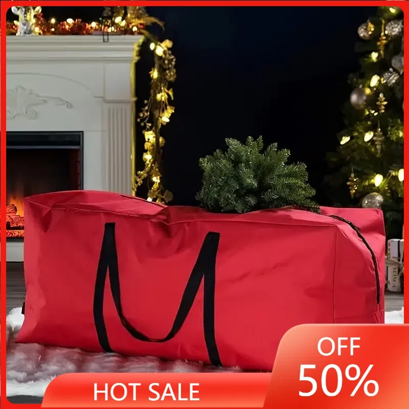 

Большая сумка для хранения рождественской елки-подходит для праздничных искусственных разобранных деревьев высотой до 9 футов с прочными у...