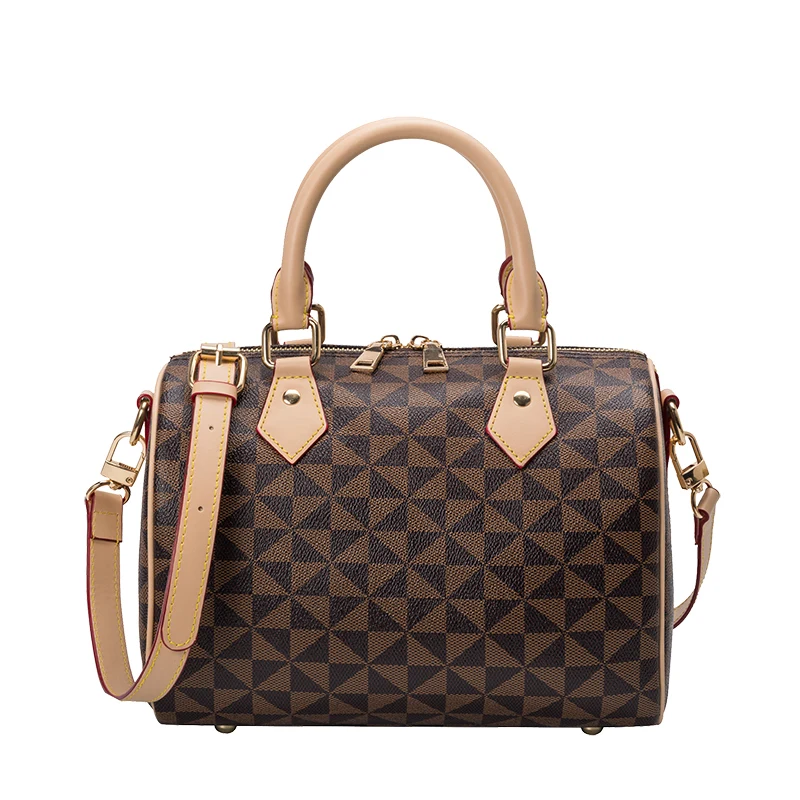 

Luxury Brand Handbag Boston Casual Tote Womens Shoulder Bags Soft PVC Leather Crossbody Messenger Bag for Women Purse