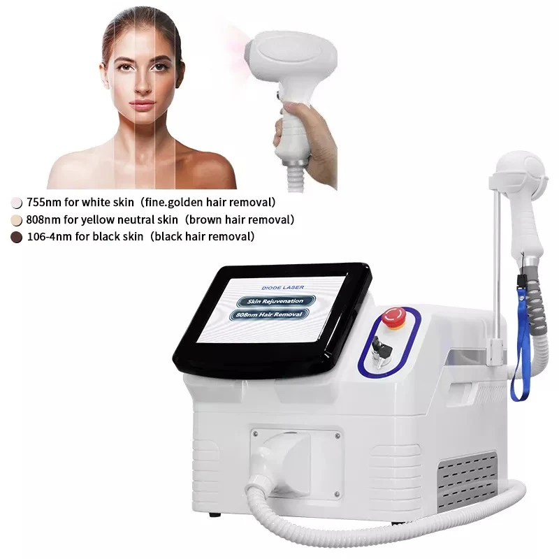 

2022 Laser Diode Professional Hair Removal Laser Machine 2000w High Power 755 808 1064nm Laser Epilator Permanent Hair Removal