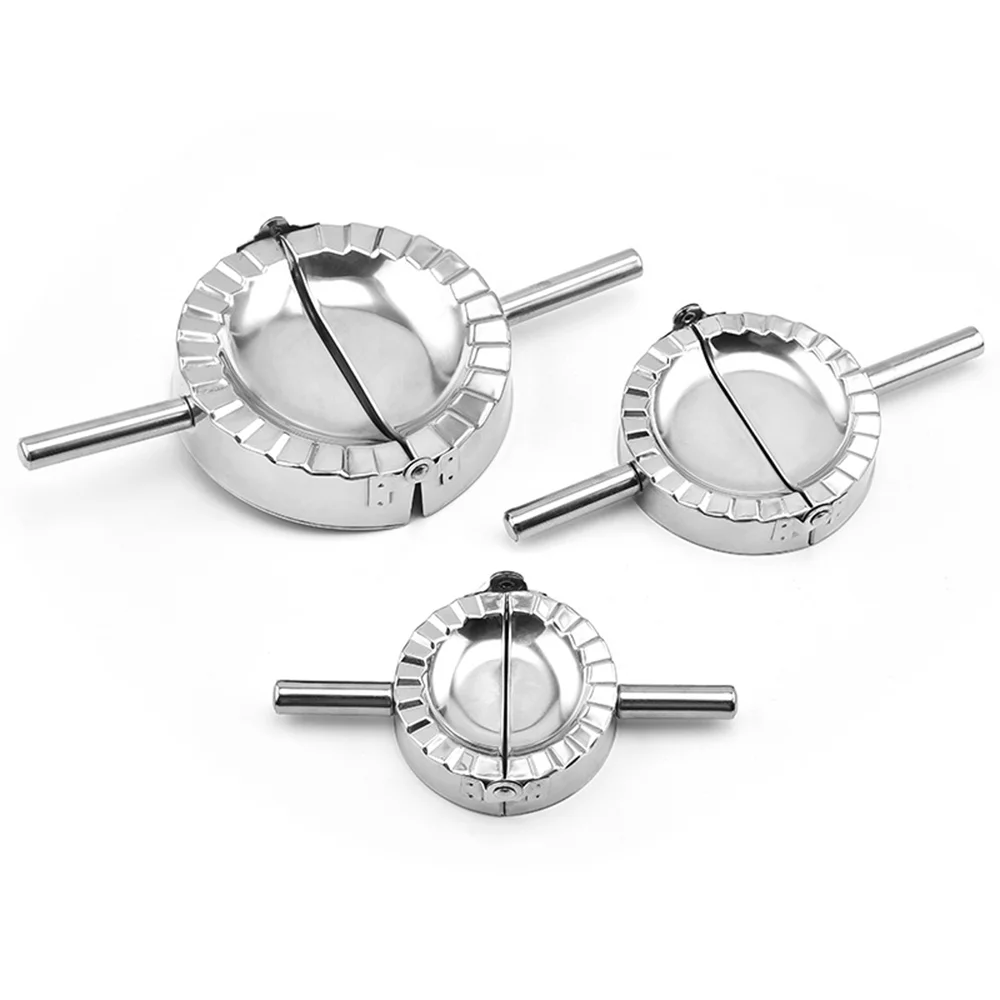 

Hot Sale Home Kitchen Pastry Tools Food Grade Stainless Steel Pie Mould Dumpling Maker Mold