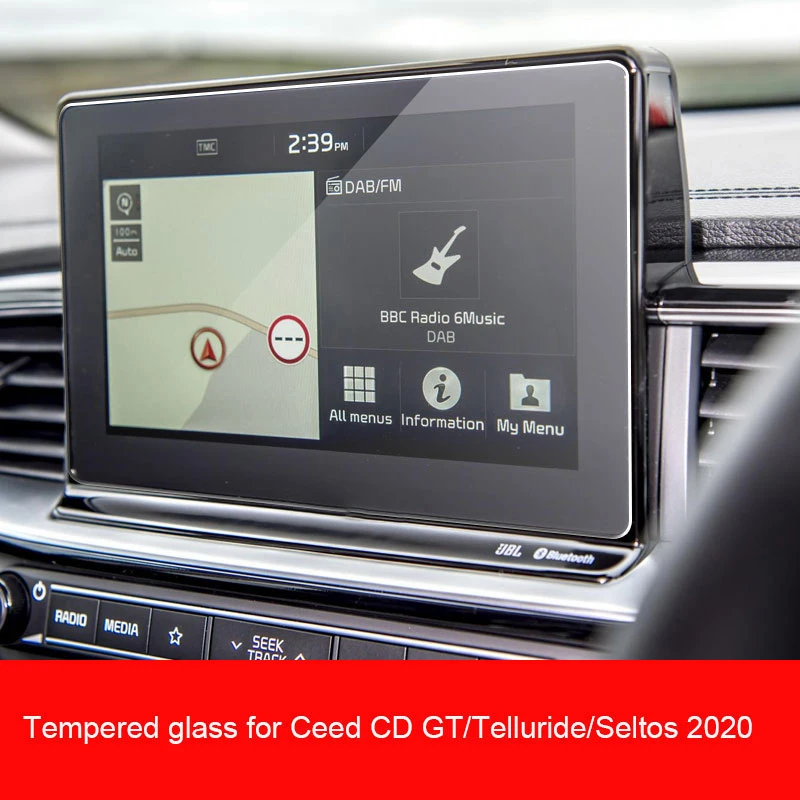 

Tempered Glass Film For Kia Ceed CD GT 2019 2020/Telluride 8 Inch Car Navigation Screen Protector Auto Interior Accessories