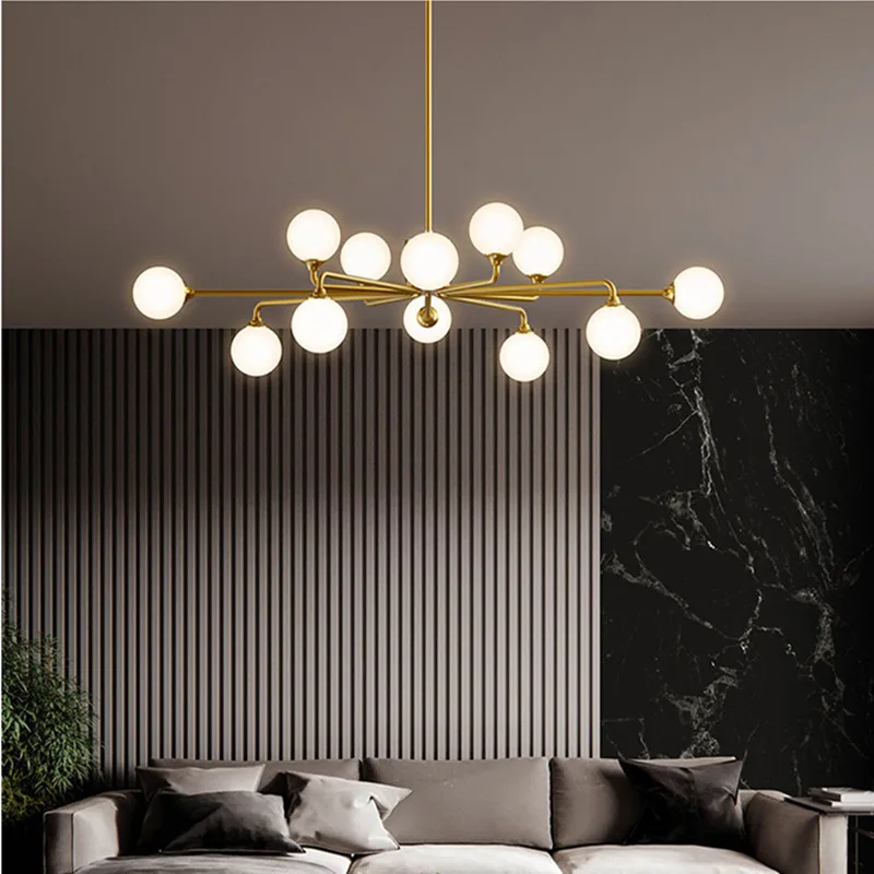 Золотая люстра HomeLover