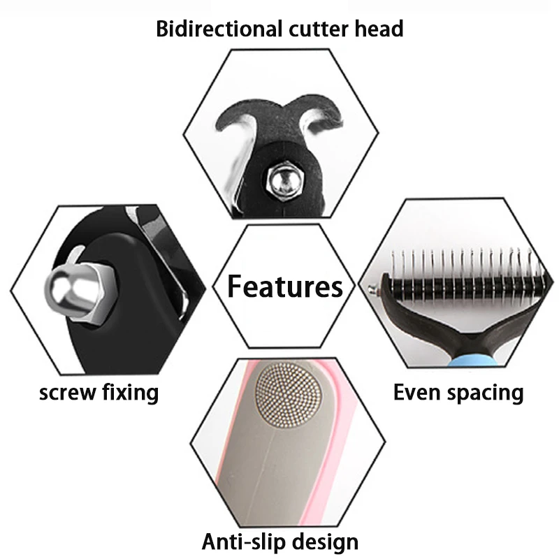 Щетка для вычесывания шерсти собак и кошек инструмент ухода за шерстью домашних