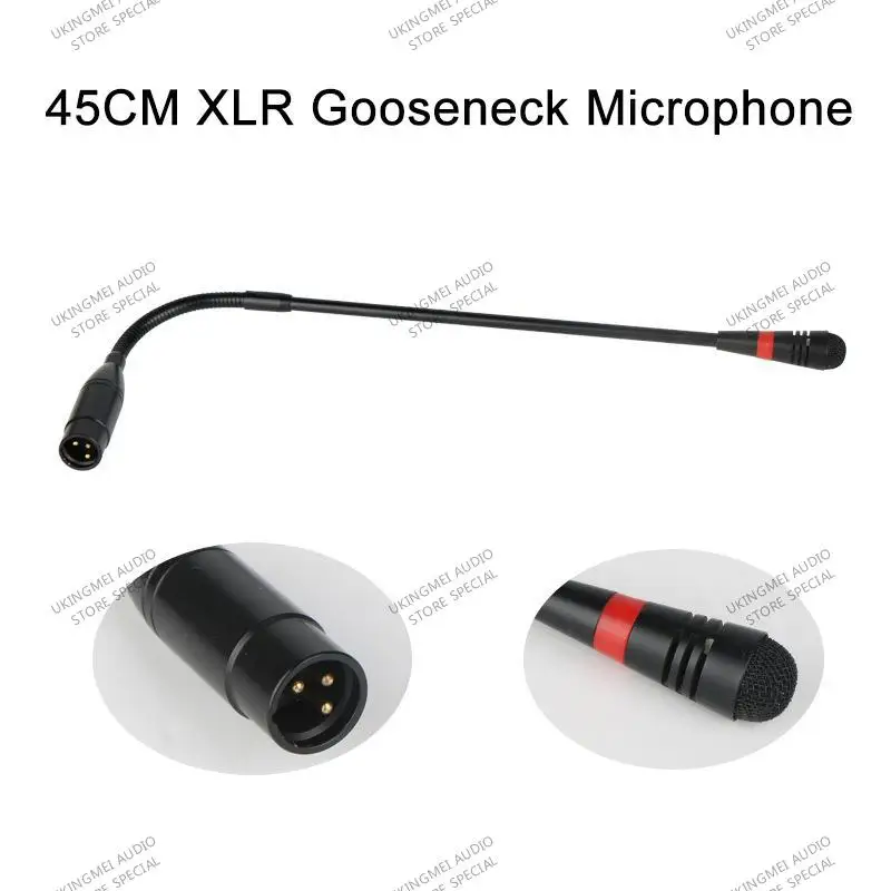 Universal Conference Microphone Gooseneck Noise Canceling Condenser Gooseneck Microphone