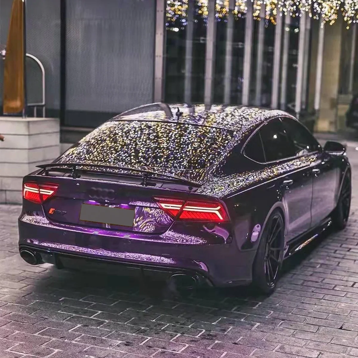 Комплект автомобильных бамперов для audis A7 C7 C7.5 2016-2018 обновленная модель RS7 с