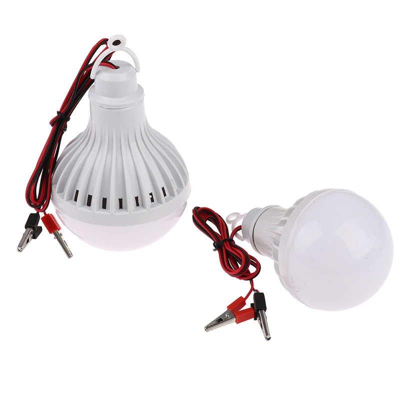 

1PC 12v LED Lamp Portable Led Bulb 9w/12w Outdoor Camp Tent Night Fishing Hanging Light Emergency Accessories