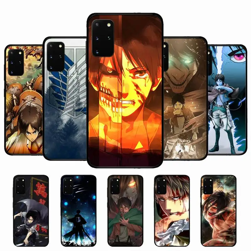

Attack On Titan Phone Case for Samsung S10 21 20 9 8 plus lite S20 UlTRA 7edge