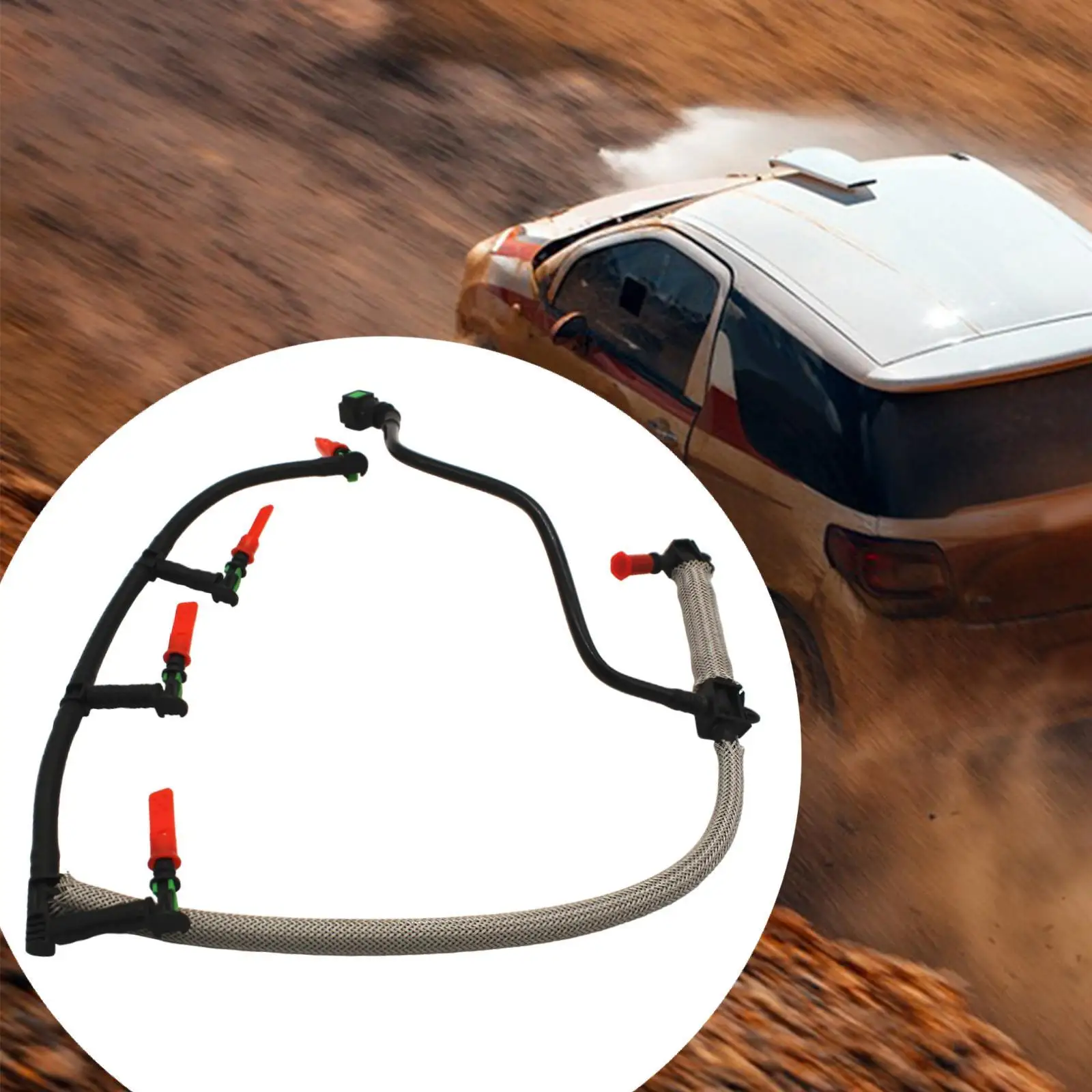 Труба возврата утечки топлива с зажимами замена сборки автокомпонент BK3Q9K022AF для