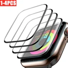 Защитная пленка для Apple Watch 7 6 SE 5 4 3, защитные пленки для экрана Iwatch 456SE7 38 мм, 1-4 шт., 40 мм, 41 мм, 42 мм, 44 мм, 45 мм