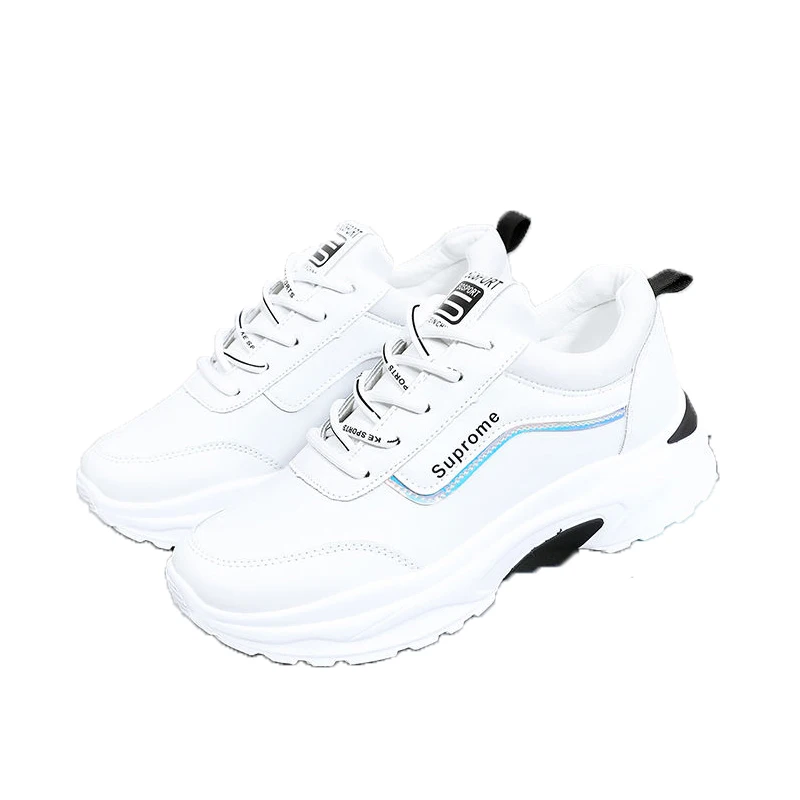 

Кроссовки легкие из ПУ кожи, дышащие спортивные туфли, на шнуровке, брендовая Уличная обувь для фитнеса, для бега