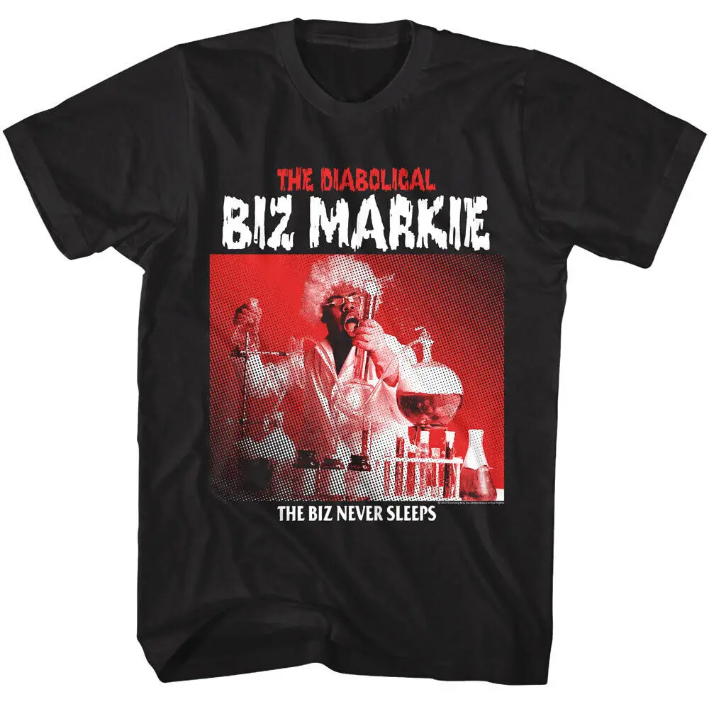 Biz Markie Never Sleeps Мужская футболка Хлопок