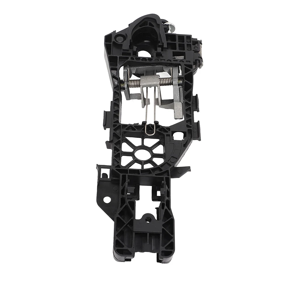 

Carrier Mechanism Door Handle Frame 1x ABS Plastic+meta Black Easy To Install Front Passenger Side Professional