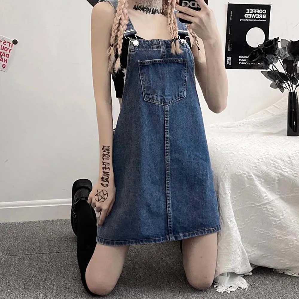 

2022 S-5XL summer new denim skirt sexy halter tank top mini skirt ladies dress robe vestido Y2K sexy dress for wommen vestidos