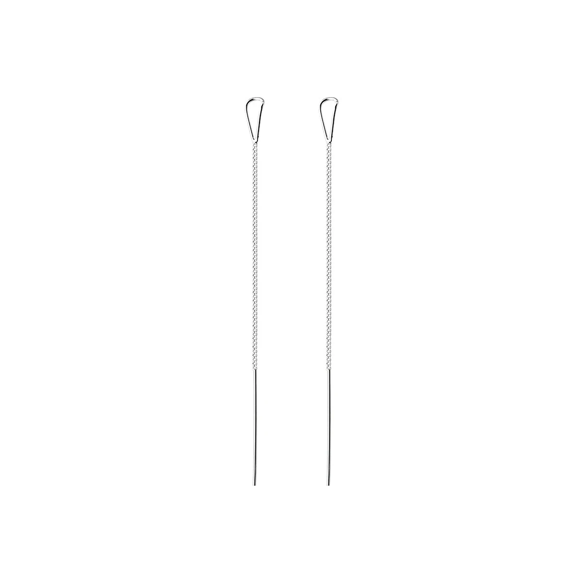 Серьги-подвески Modian из серебра 925