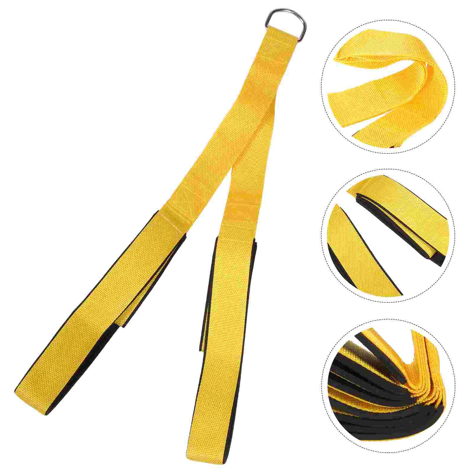 

Yellow Accessories Fitness Pull Rope Bagged Supplies Polyester Webbing Bicep Training Tricep Exercise