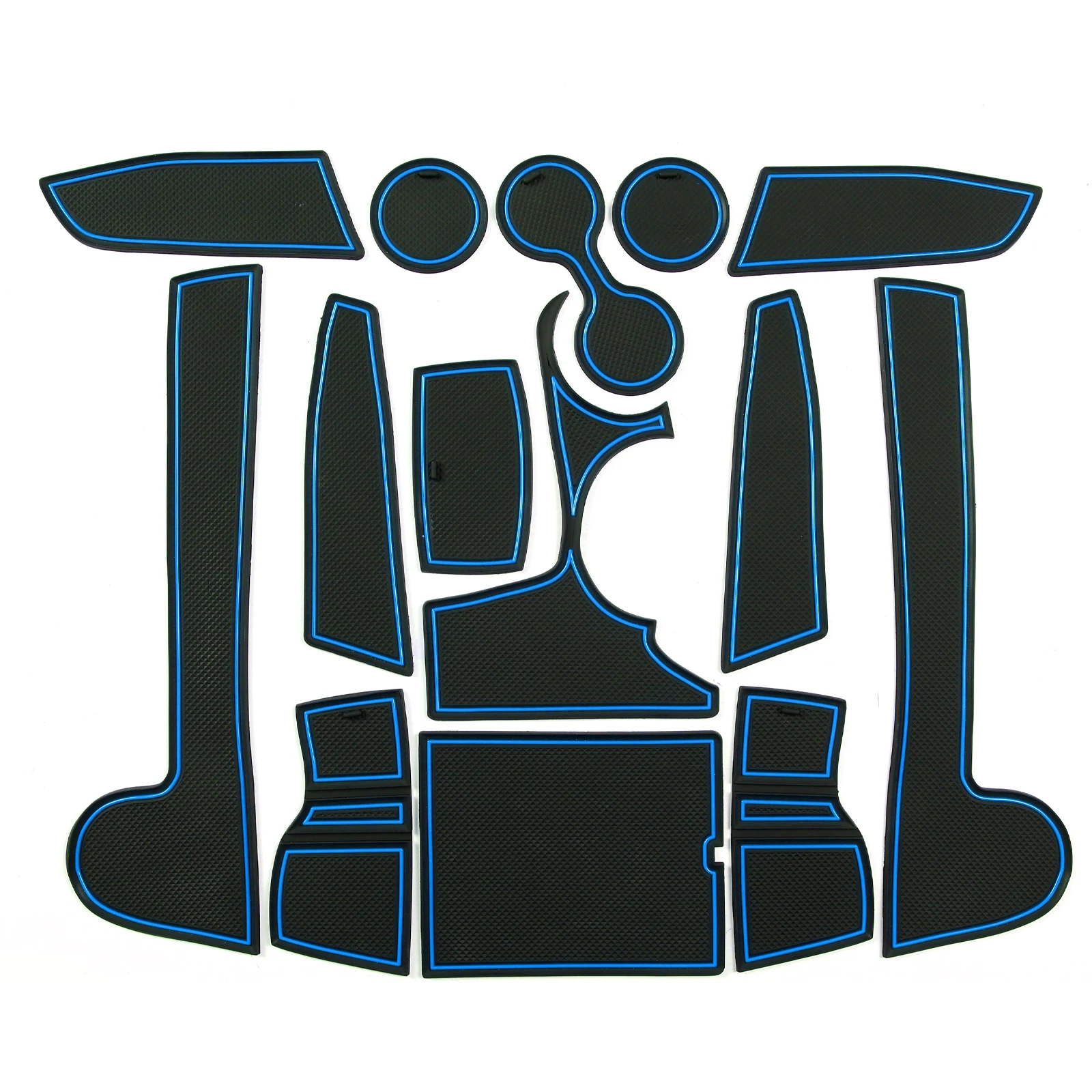 

Противоскользящий коврик для чашки с прорезями для ворот для Kia Sportage NQ5 2021 2022 2023 (только европейская версия AT), аксессуары, нескользящая накладка