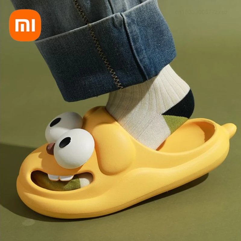 

Xiaomi 2023 Summer Thick Sole Slippers Women Eva Baotou Soft Anti-Slip Slipper Indoor Outdoor Bathroom Home Non Slip Soft Sandal
