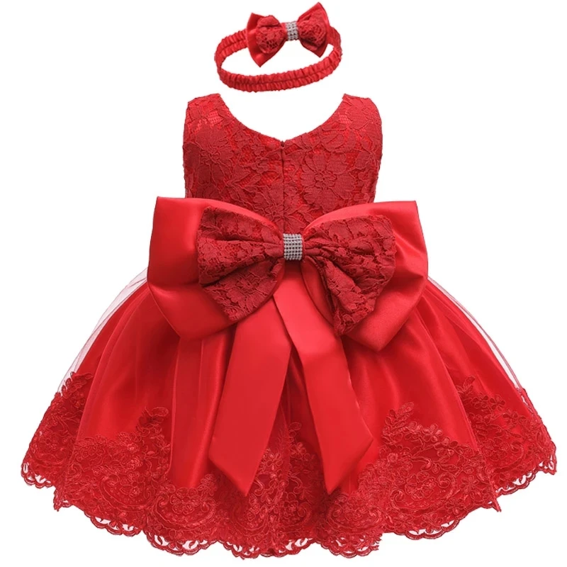 

Newborn Clothes For Baby Christmas Dress Infant Lace 1st Birthday Party Princess Dress For Baby Girl Wedding Dresses 3-24 Months