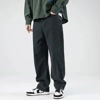 mens baggy jeans men fashion 2021 oversized hip hop denim pants male streetwear korean trousers blue jeans for men