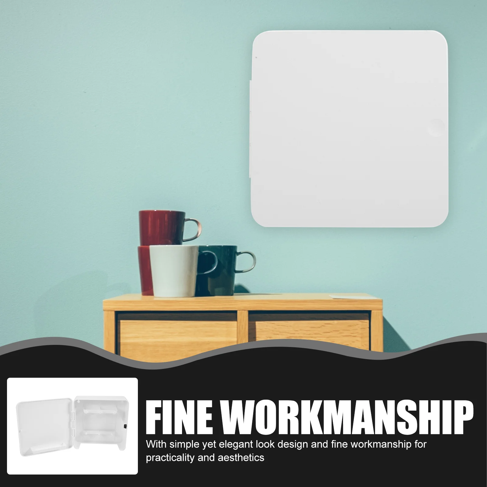 

Key Storage Box Refrigerator Hook Holder Magnetic Keychain Wall Rack Home Hooks Organizer Free Installation Door Hanger