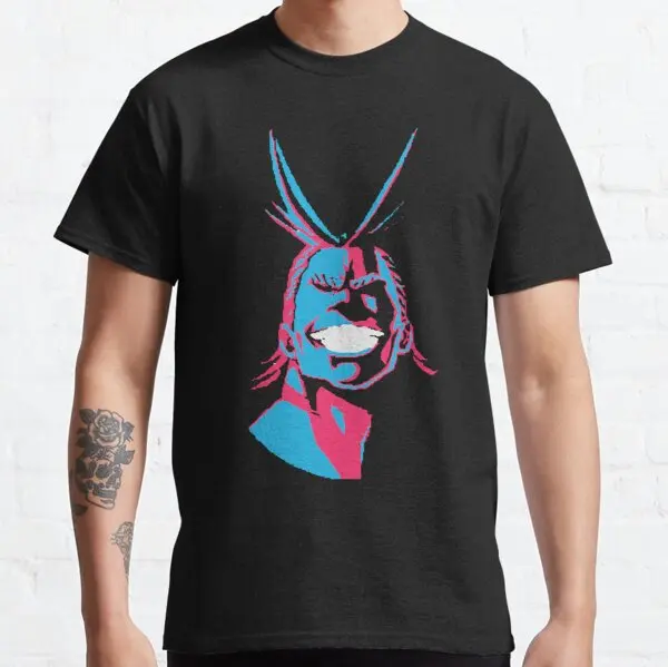 

Футболка all might mrdemo, новинка, летний Повседневный подарок, модная футболка с принтом Харадзюку, unsex, дышащий хлопок