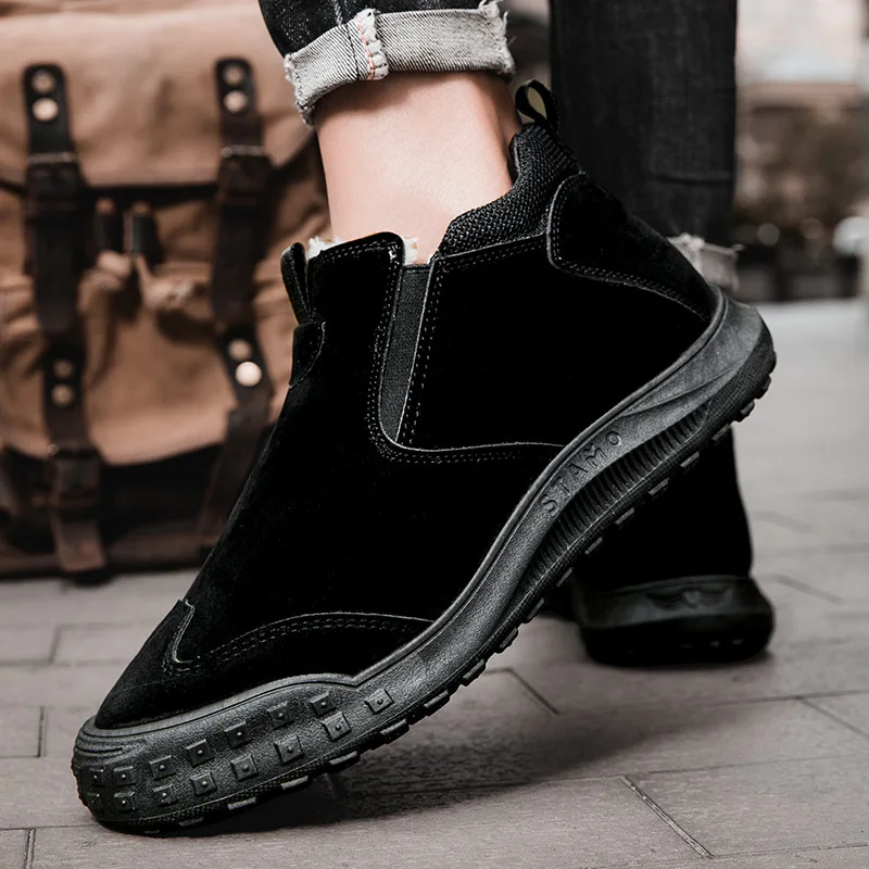 

Breathable Ankle Boots Work Safety Shoes New Men's Casual Shoes Hard-Wearing Leather Male Outdoor shoes S14220-S14227 C1