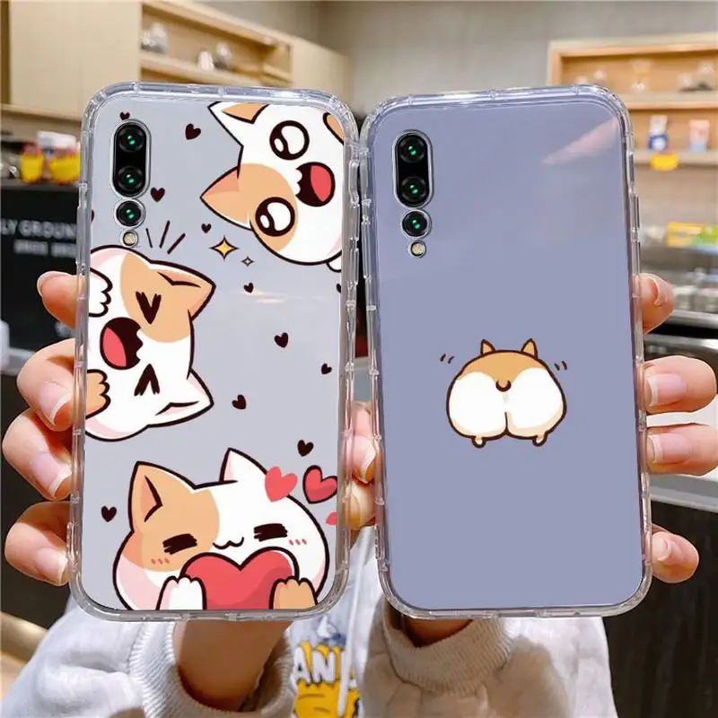 

The Dog Corgi Phone Case For Xiaomi 11 Redmi Note 11pro5G 8T 9A 9S 12S K30 10T Pro Ultra K40pro Transparent Case