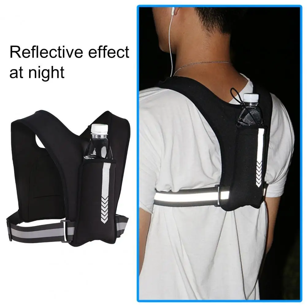 

Fashion Running Vest Convenient Wide Application Wear Resistant Reflective Running Vest Gear
